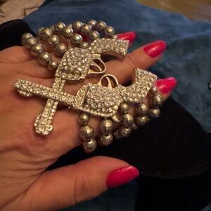 Elegant Silver Crystal Bracelet